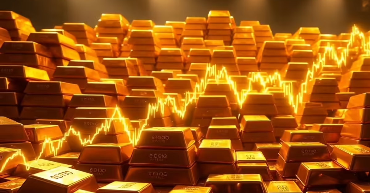 Gold Falls as Risk-On Sentiment Weighs
