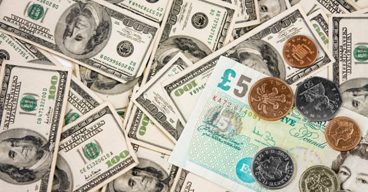 GBP/USD slips below